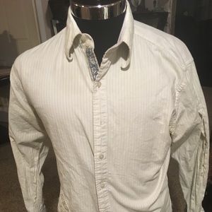 English laundry print button down